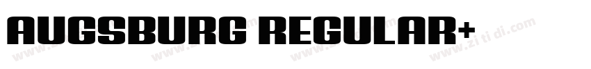 Augsburg Regular字体转换